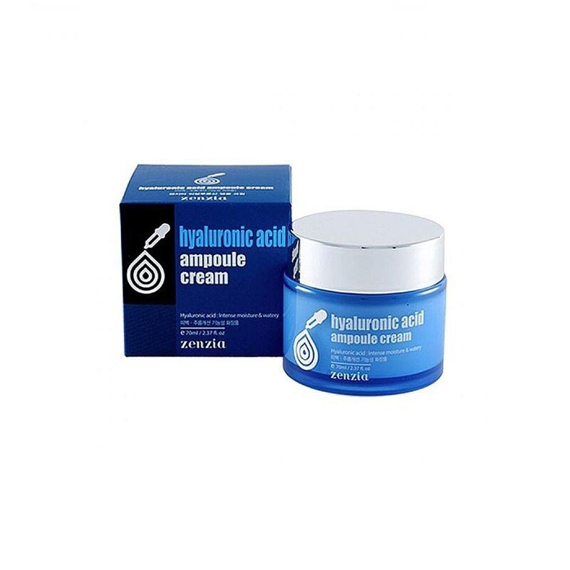 Drėkinantis veido kremas-Zenzia Hyaluronic Acid Ampoule Cream 70 ml - Image 2