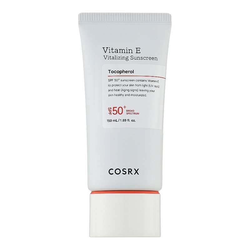 APSAUGINIS KREMAS NUO SAULĖS-COSRX Vitamin E Vitalizing Sunscreen SPF 50+, 150 ml