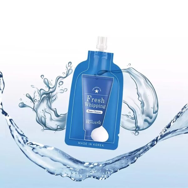 Valomosios veido putos-Beausta Fresh Whipping Foam Cleanser 20 ml - Image 6