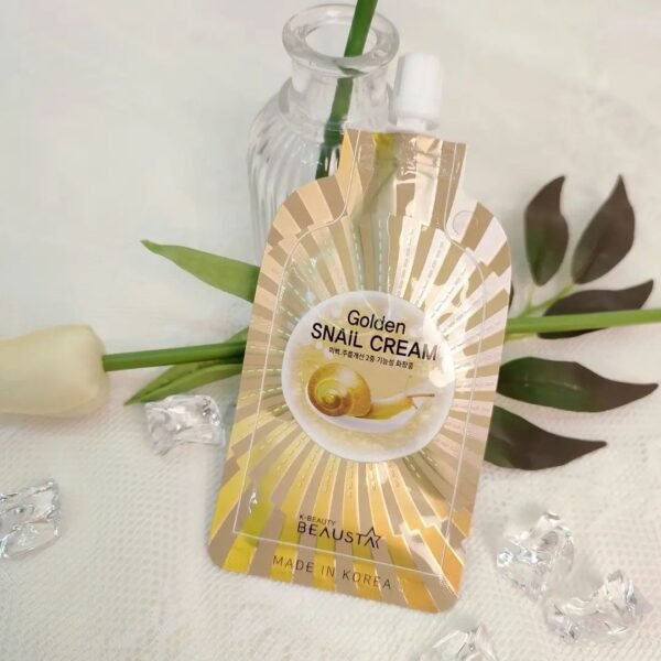 Veido kremas-BEAUSTA Golden Snail Cream 20 ml - Image 4