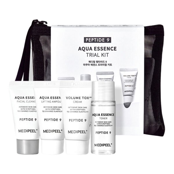 Veido priežiūros priemonių mini rinkinys-MEDI-PEEL Peptide 9 Aqua Essence Trial Kit