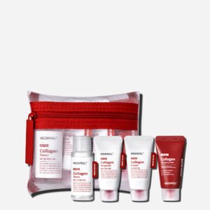 VEIDO PRIEMONIŲ RINKINYS-MEDI-PEEL Red Lacto Collagen Skin Care Trial Kit