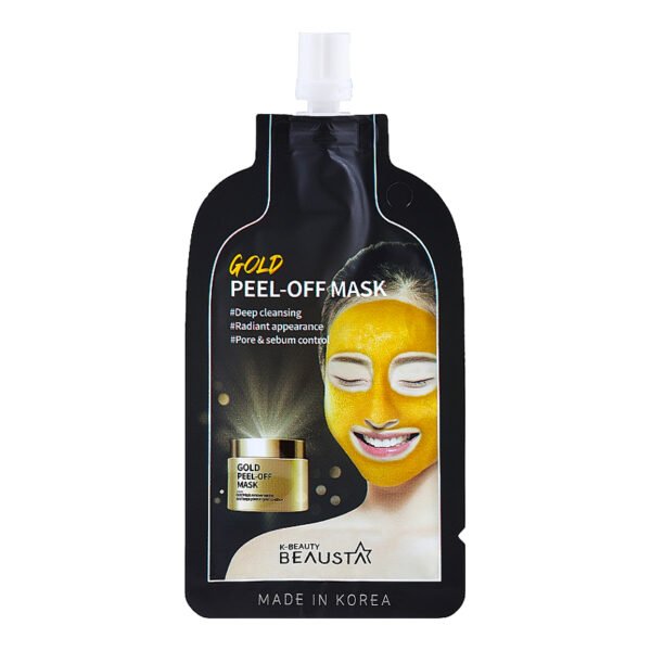 NULUPAMOJI VEIDO KAUKĖ-BEAUSTA Gold Peel Off Mask 20 ml