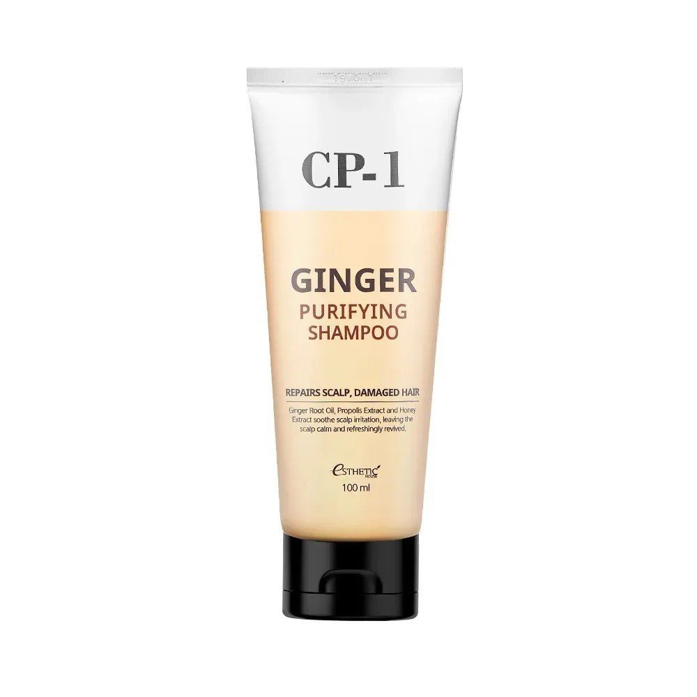 PLAUKŲ ŠAMPŪNAS SU IMBIERU-Esthetic House CP-1 Ginger Purifying Shampoo 100 ml