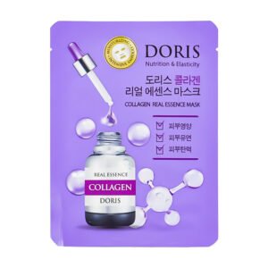 Lakštinė veido kaukė-DORIS COLLAGEN Real Essence Mask 1 vnt