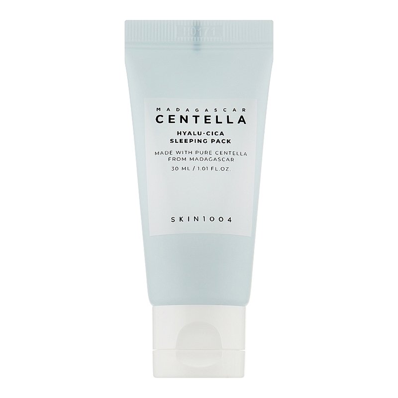 Drėkinamoji naktinė veido kaukė-SKIN1004 Madagascar Centella Hyalu-Cica Sleeping Pack 30 ml