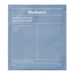 Lakštinė veido kaukė-BIODANCE Hydro Cera-Nol Real Deep Sheet Mask 1 vnt