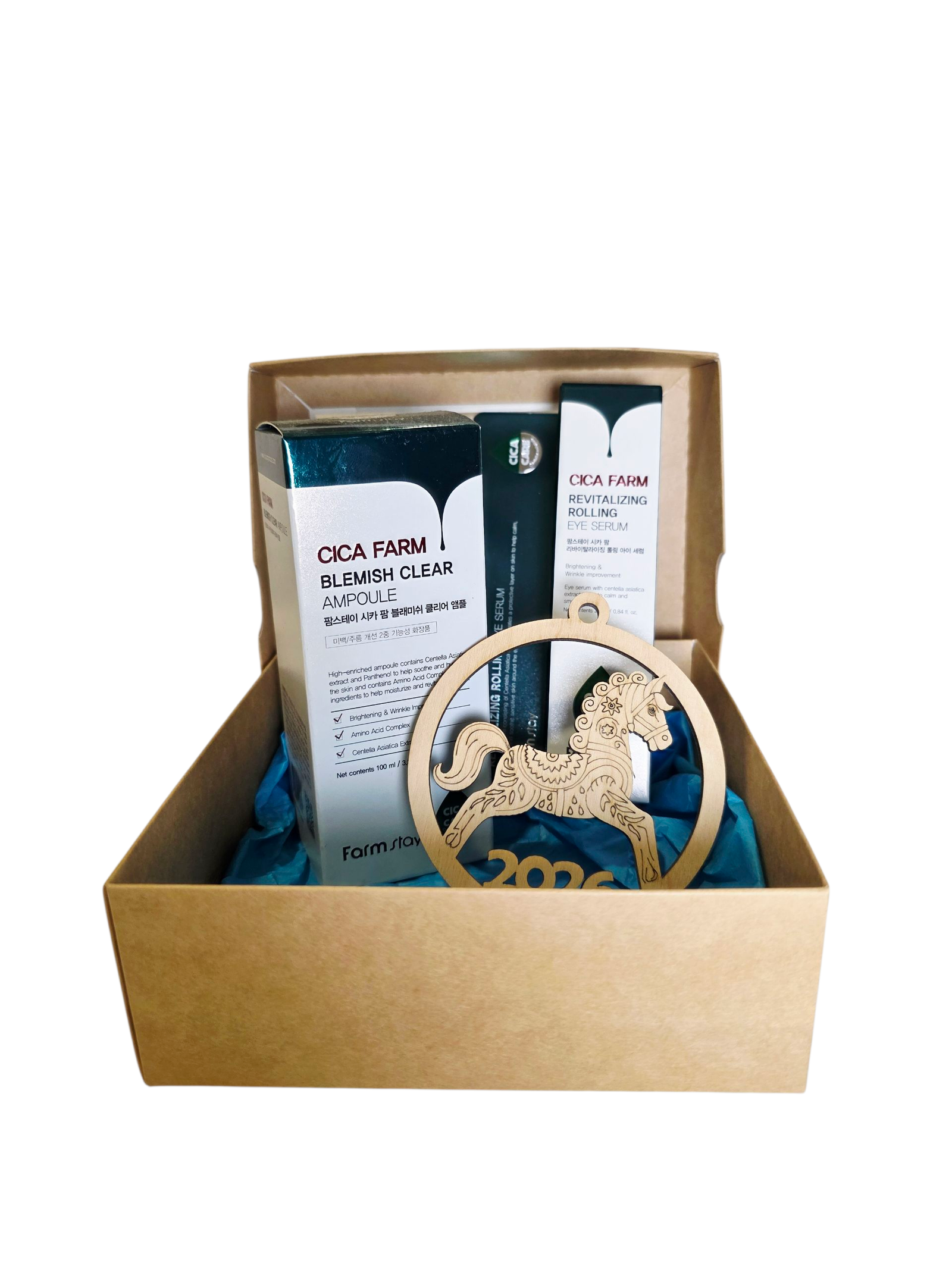 FarmStay rinkinys veidui - veido ir paakių serumai, 100ml+25ml