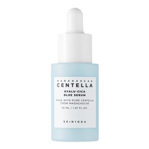 Drėkinamasis veido serumas-SKIN1004 Madagascar Centella Hyalu-Cica Blue Serum 30 ml