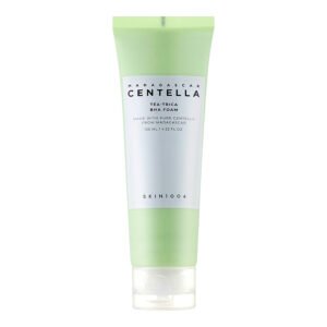 Valomosios veido putos-SKIN1004 Madagascar Centella Tea-Trica Bha Foam 125 ml