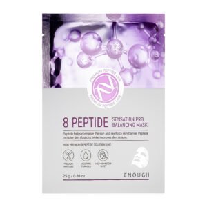 Lakštinė veido kaukė - ENOUGH 8 Peptide Sensation Pro Balancing Mask 1 vnt
